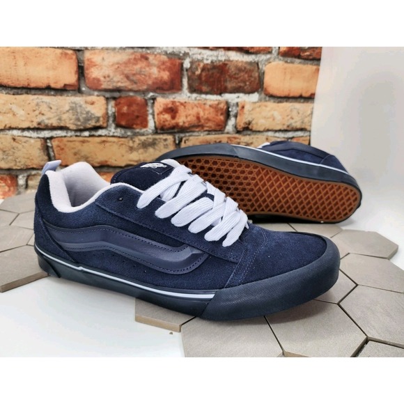 Vans Utility Mono Knu Skool Skate Men Sz 11.5‎ Sneakers Shoes Navy VN0009QCBX9